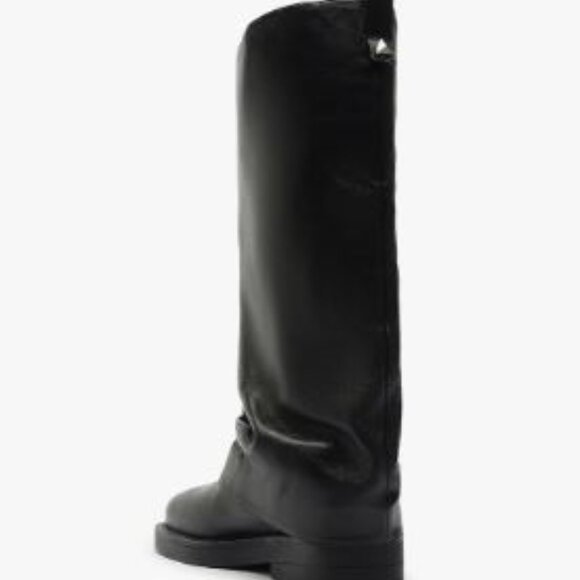 SCHUTZ Black Combat & Moto Boots - Picture 3 of 5